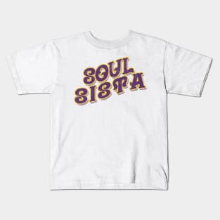 Soul Sista // Retro VIntage Kids T-Shirt